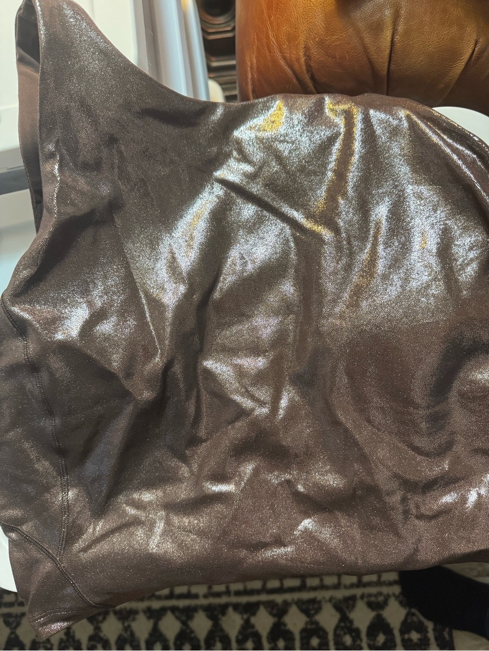 Lululemon athletica Shimmery Brown Tank Top NWOT. Size 14